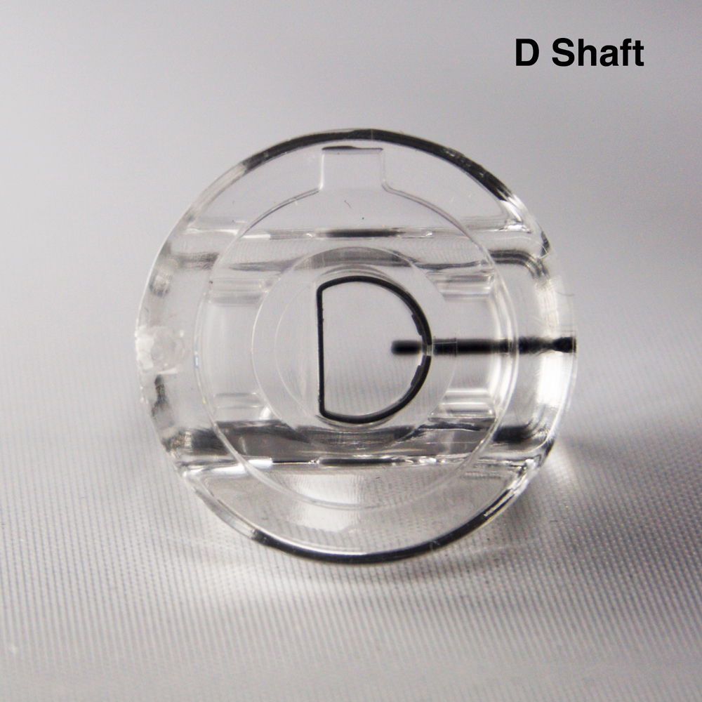 EP, SP, SL Clear Replacement Knob - NEW-D Shaft