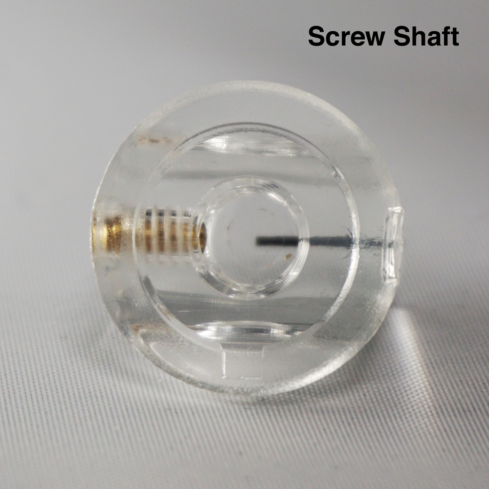 EP, SP, SL Clear Replacement Knob - NEW-Screw Shaft | Xotic Online 
